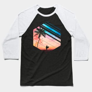 Surfer Paradise Baseball T-Shirt